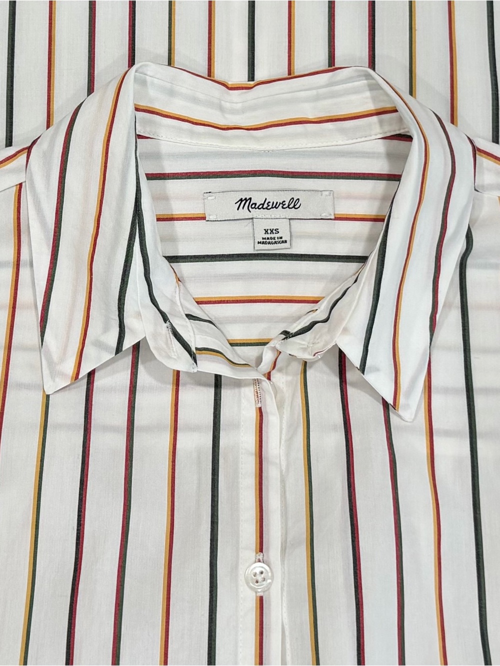 Madewell Central Shirt in Sadie Stripe